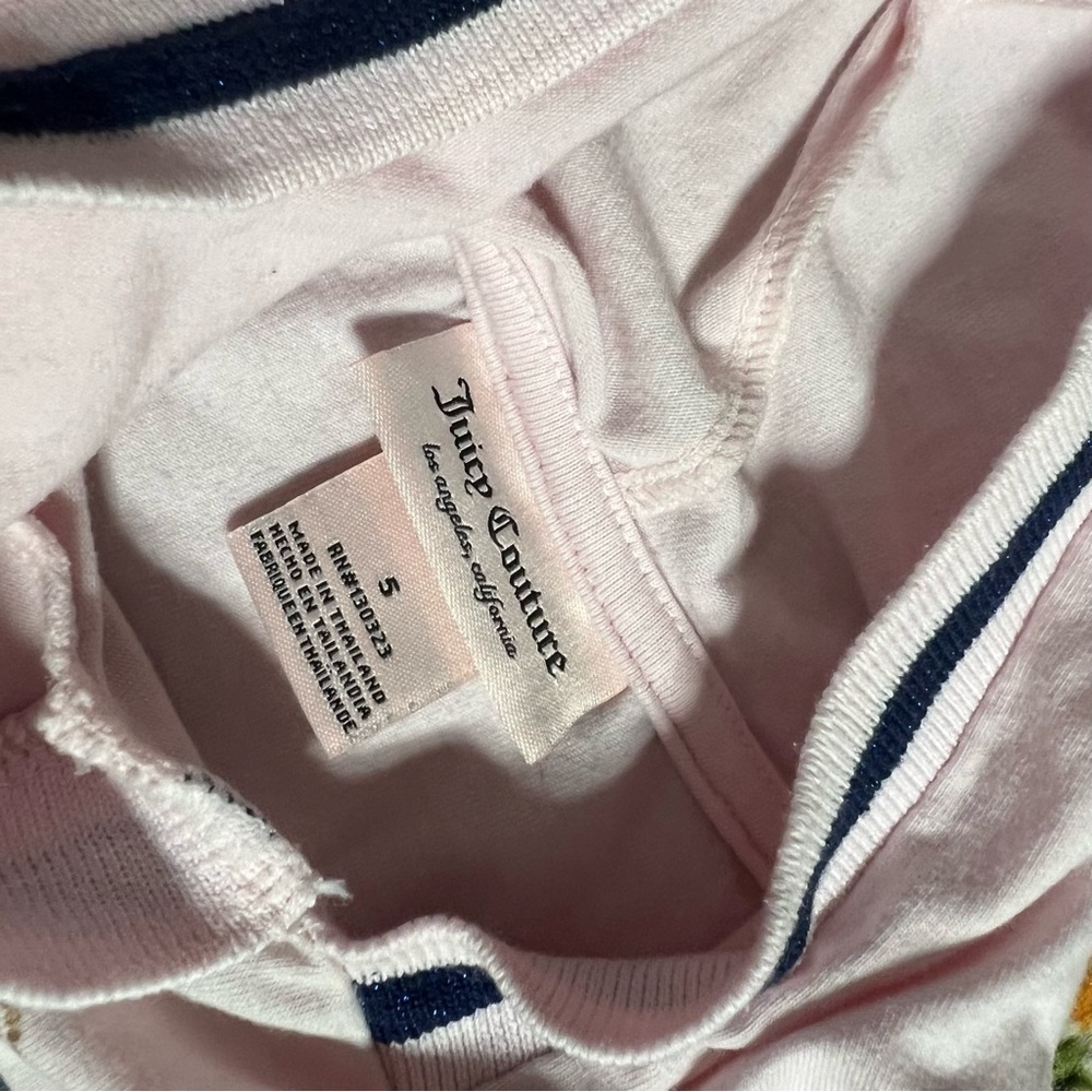 Juicy‎ Couture Long Sleeve Hooded Top size 5 - Picture 4 of 7